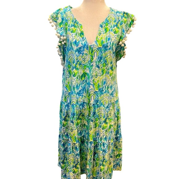 Lilly Pulitzer Women's Floral Sleeveless Above Knee, Mini Dress. Size Medium - Picture 1 of 9